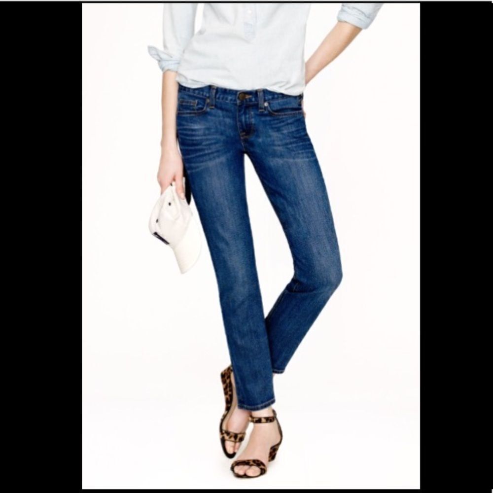 New J. Crew Matchstick cropped jeans. Sz 26
